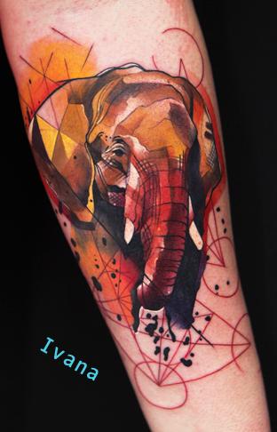 Tattoos - Elephant - 76003